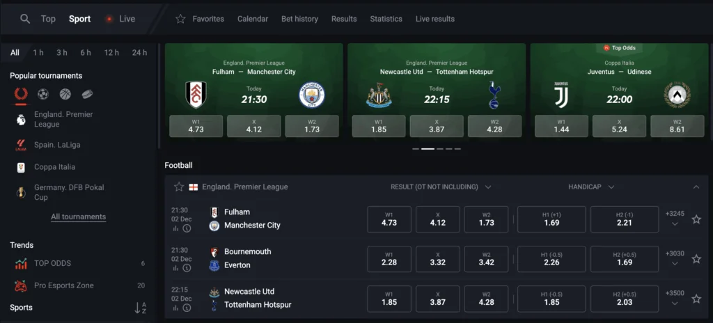 how to make a bet at Pin Up